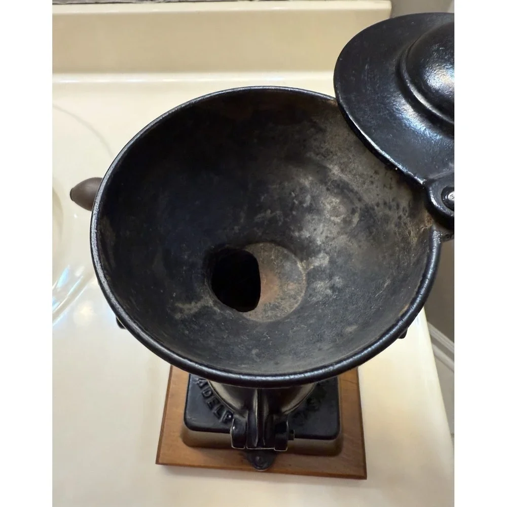 Antique Iron Enterprise MFG Co. Philadelphia No. 1 Coffee Grinder Working Cond.